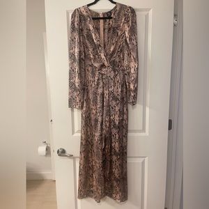 Becca Tilley x Bar III Satin Print Dress